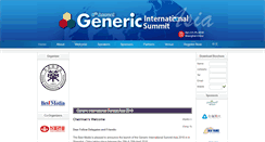 Desktop Screenshot of genericsummit.com